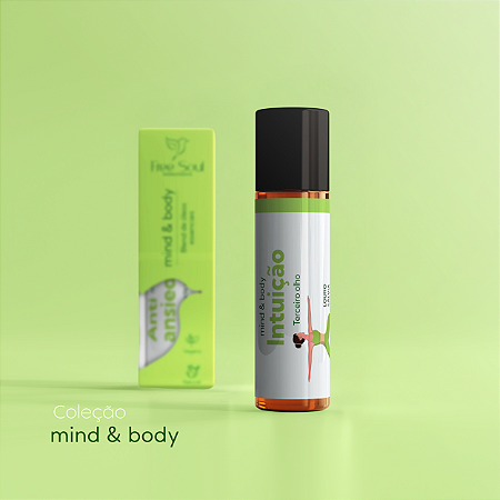 Blend de Óleos Essenciais Roll on 10ml INTUIÇÃO