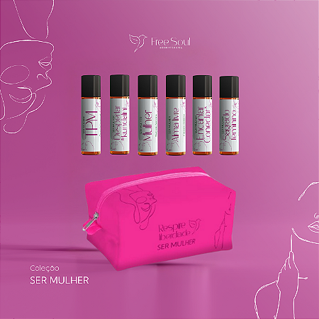 Kit Completo com Nécessaire - SER MULHER