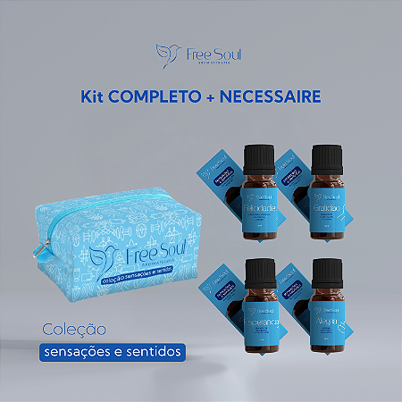 Kit Emoções (Quarteto) com Nécessaire