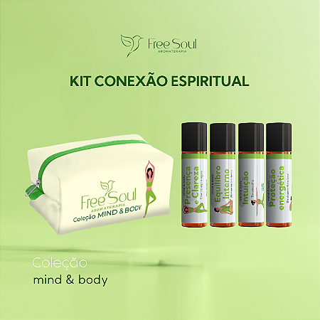 Kit Conexão Espiritual (Quarteto) com Nécessaire