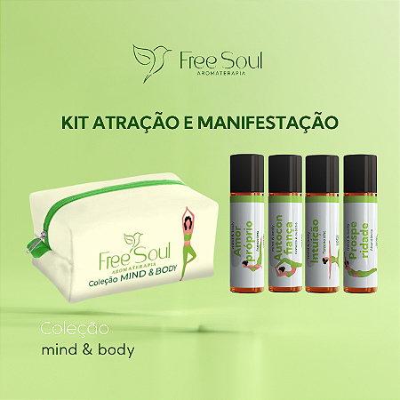 Kit Atração e Manifestação (Quarteto) com Nécessaire