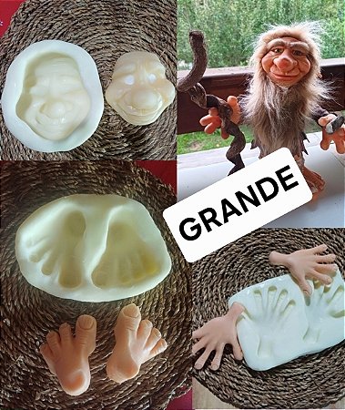 Kit molde de silicone G * PROMOÇÃO TEMPORÁRIA