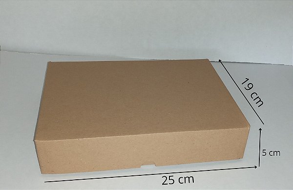 ½ CAIXA DE DOCE - 250X190X50 - PARDO - FARDO C/ 10 UND.