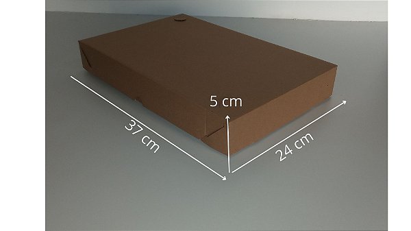 DOCE/SALGADO - 370X240X50	- PARDO-  FARDO C/10 UNID
