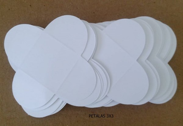 PETALAS 3X3 BRANCA