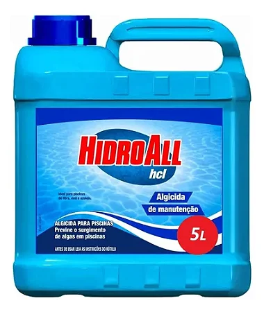 ALGICIDA MANUTENÇÃO HIDROALL 5 LITROS