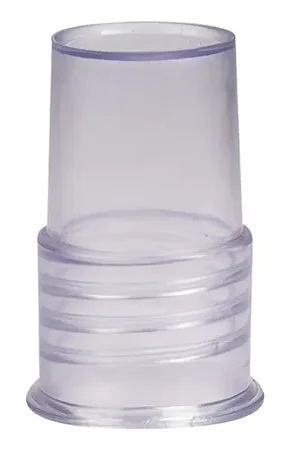 TERMINAL LISO 38MM DE SILICONE TRANSPARENTE - PONTEIRA