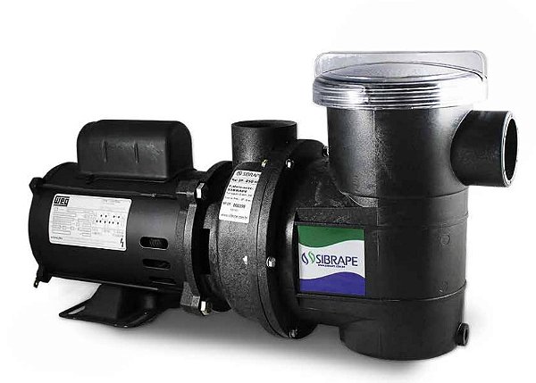 MOTOBOMBA SIBRAPE 1,00CV MOTOR WEG EIXO DE INOX 110/220V