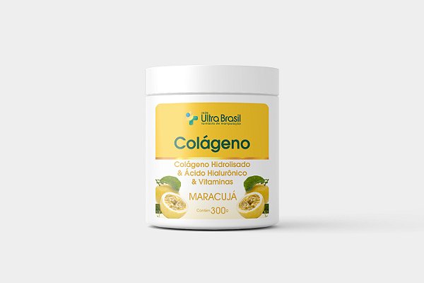 Colágeno Hidrolisado & Ácido Hialurônico & Vitaminas 300g.