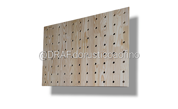 Painel Pegboard 80cm x 110cm (bastão 22mm)