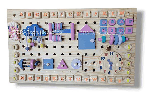 Painel Sensorial - Atividades - Busy board