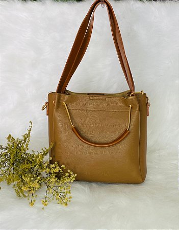 Bolsa Feminina Tote com Alça Metálica – Design Sofisticado e Versátil