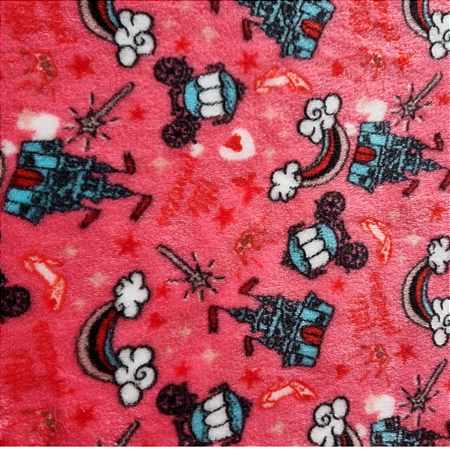 Fleece Microsoft Estampa Infantil -  Castelo de Princesa