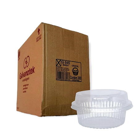 Embalagem Mini Doce Redondo 120ml Galvanotek G645 - 300 UND