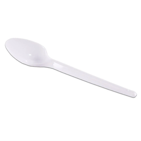 Colher Refeição Premium Branco 50 unidades - Prafesta
