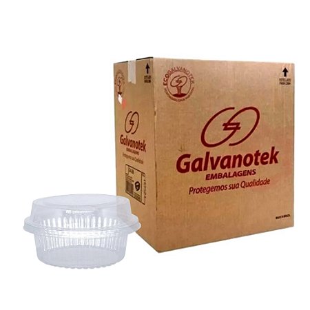 Embalagem Doce Redondo Bolo de Pote 170ml G640 Galvanotek 300 un