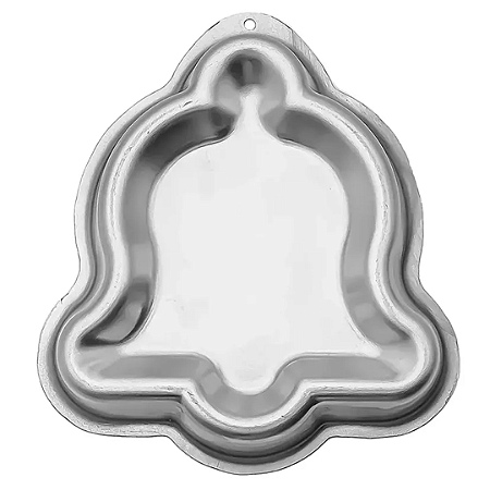Forma Ballerine Sino de Natal Pequeno 13cmX12cmX3,5cm (Alumínio) - Caparroz