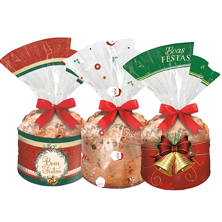 Saco Para Alimentos Panetone 500G 25X35CM - C/100UN