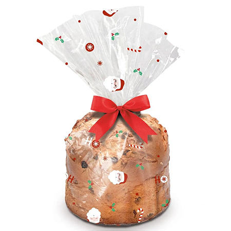 Saco Para Alimentos Panetone 1KG 32X45CM - C/100UN