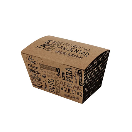 Caixa para fritas e porções viagem 130g - FV6K - 100 unid