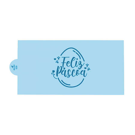 Stencil Feliz Páscoa (347777) BLUESTAR