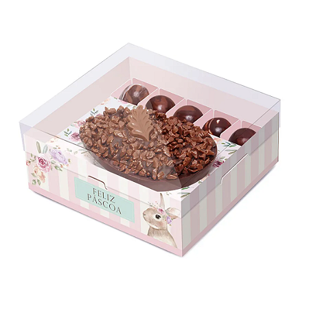 Caixa New Practice 1 Meio Ovo c/ Docinhos Coelha Serena 350G 6UN (13004516) - CROMUS