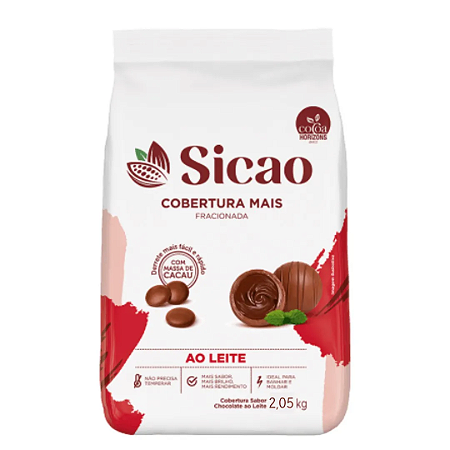 Gotas Cobertura Sicao Ao Leite Mais 2,05kg Callebaut