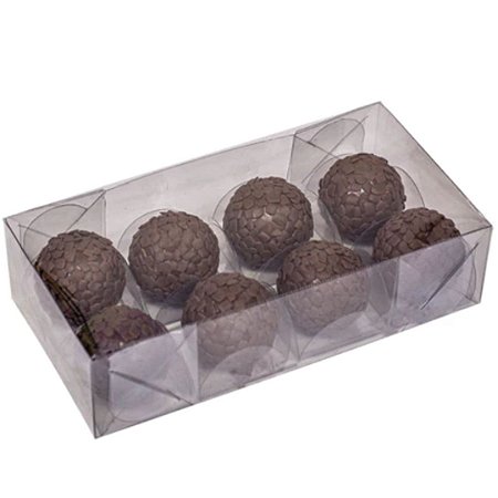 Caixa Basic Para 8 Doces Cristal 10 Unidades - IDEIA