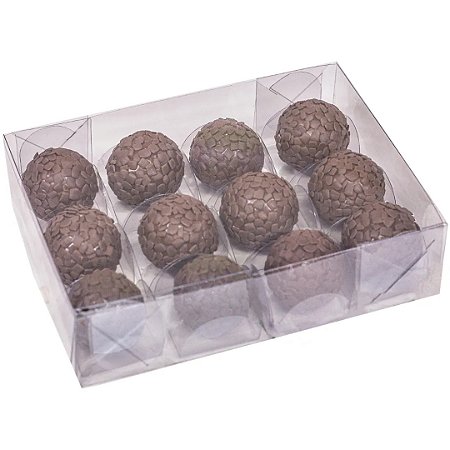 Caixa Basic Para 12 Doces Cristal 10 Unidades - IDEIA