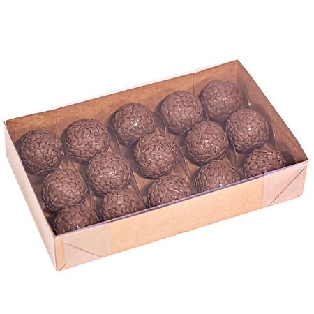 Caixa Basic Para 15 Doces Kraft 10 Unidades - IDEIA