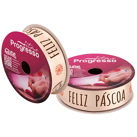 Fitas Cetim Páscoa Progresso 22mm 10 Metros Várias Cores
