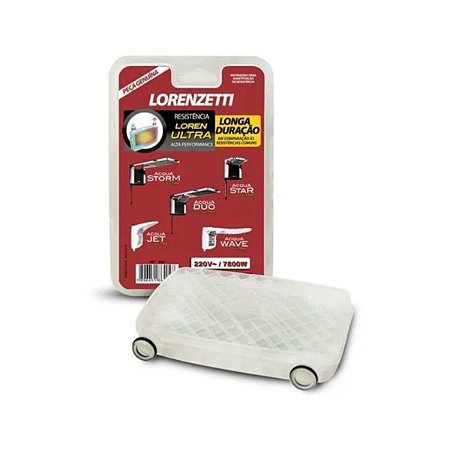 Resistencia Chuveiro Acqua Duo Ultra 220v 7800w Lorenzetti