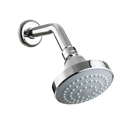 Ducha Lorenzetti Flatt Redonda Aquecedor Solar / Gás Cromada