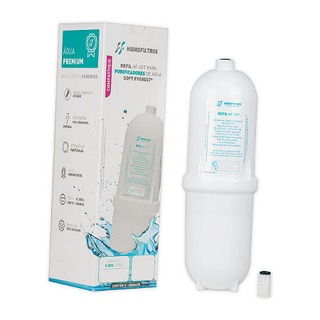 Refil Filtro Compatível com Purificador de Água Soft Everest