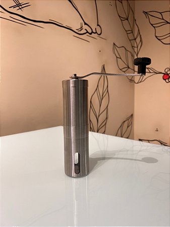 Moedor de café manual inox (moinho de cerâmica)