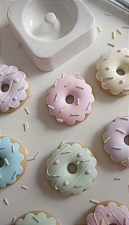 Forma de Silicone Donuts