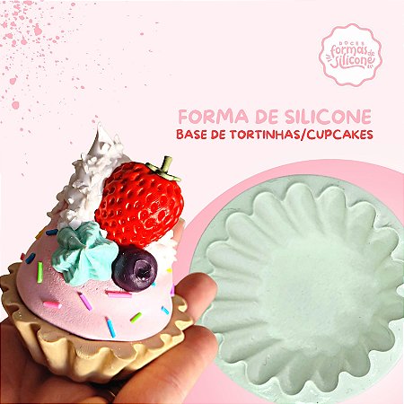 Forma de Silicone Base de Tortinhas/CupCake