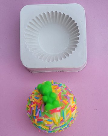 Forma de Silicone  Base de Cupcake P