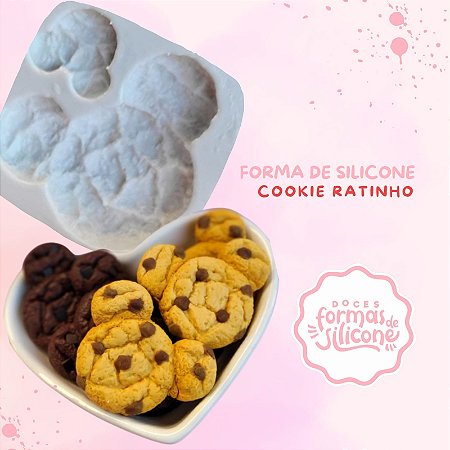 Formas de Silicone Cookie Ratinho