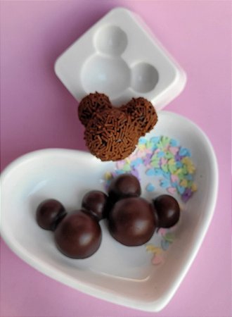 Formas de Silicone Brigadeiro Ratinho