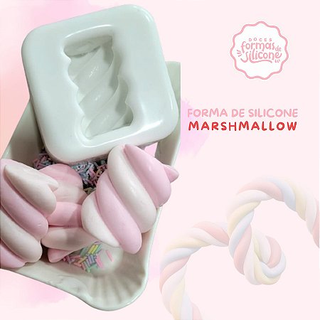 Forma de Silicone Marshemello Torção