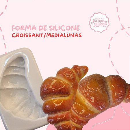 Forma de Silicone Croissant / Medialunas