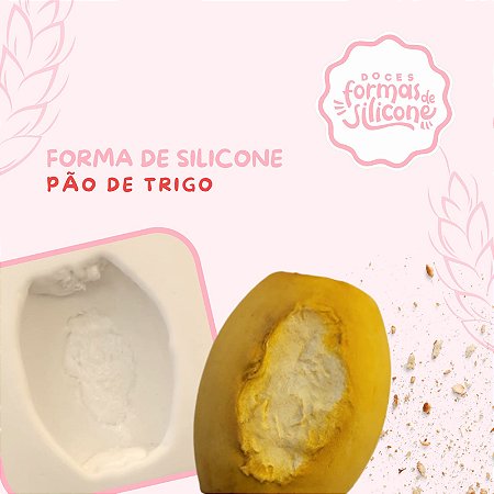 Forma de Silicone Pão de Trigo