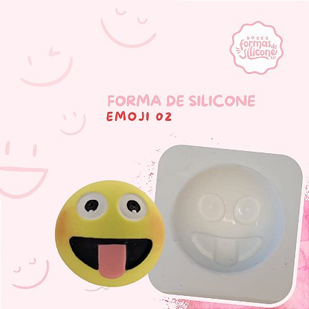 Forma de Silicone Emoji 02