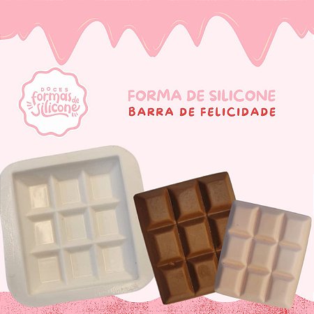 Forma de Silicone Barra da Felicidade