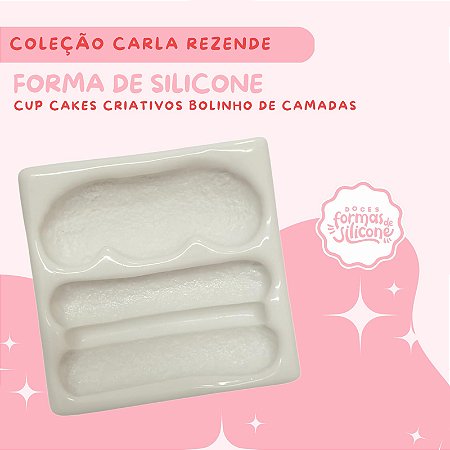 Forma de Silicone Cupcake Criativo Bolo/Bolo Camadas