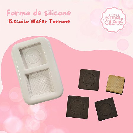 Forma de Silicone Biscoito Wafer Torrone