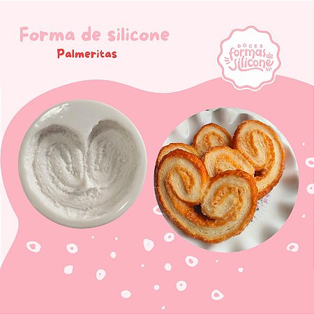 Forma de Silicone Bolacha Palmeritas