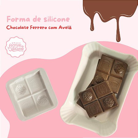 Forma de Silicone Ferrero com Avelã