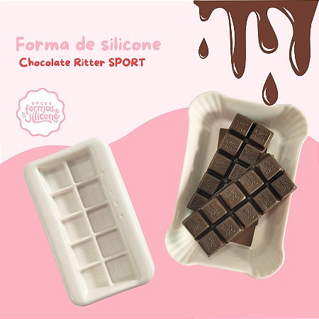 Forma de Silicone Chocolate Ritter Sport